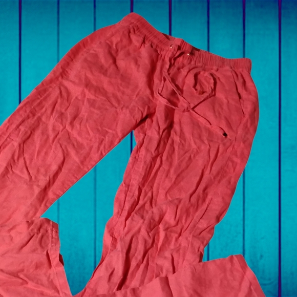 Love Tree Coral Wide Leg Pants - Picture 12 of 16